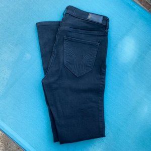 Hollister Black High-Rise Super Skinny Stretch Jeans 5R W27 L28